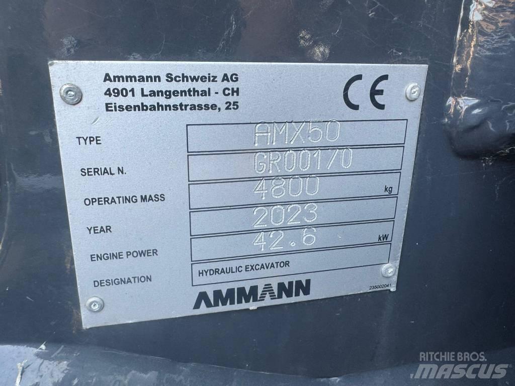 Ammann AMX 50 Mini bageri <7t
