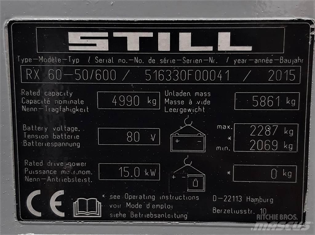 Still RX60 50 600 Električni viličari
