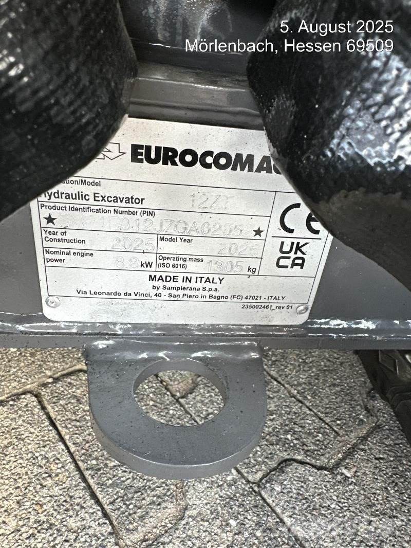 Eurocomach 12ZT Mini bageri <7t