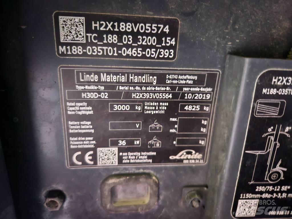 Linde H30D Dizelski viličari