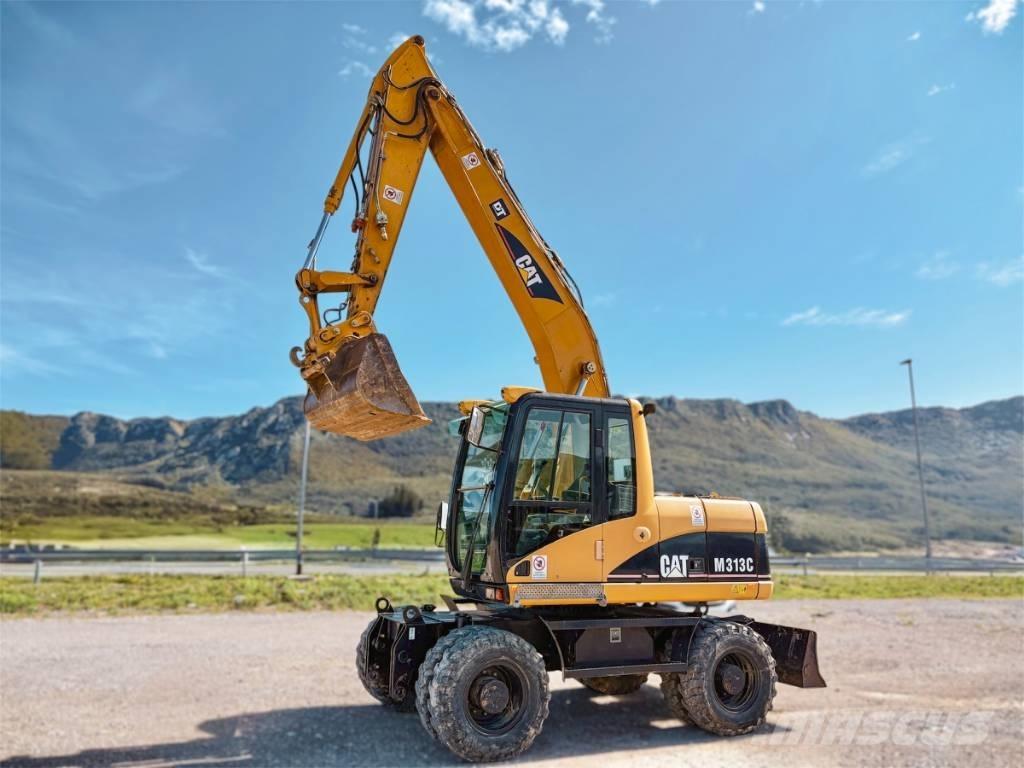 CAT M 313 C Bageri na kotačima