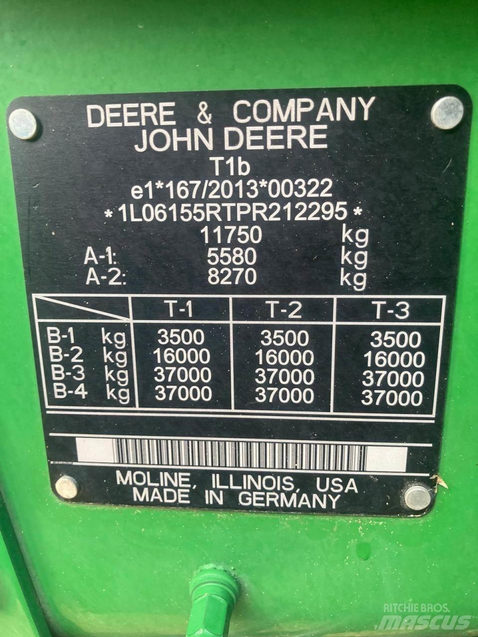 John Deere 6R 155 Traktori