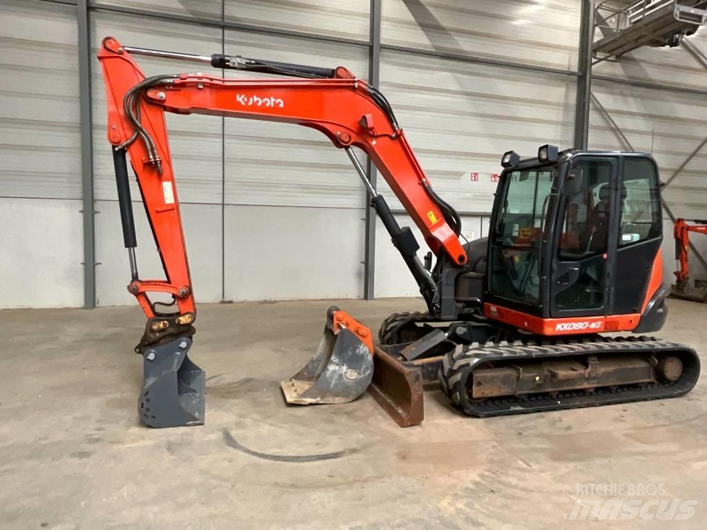 Kubota KX 080-4 A Midi bageri 7t – 12t