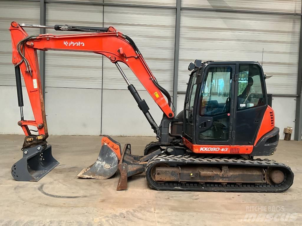 Kubota KX 080-4 A Midi bageri 7t – 12t