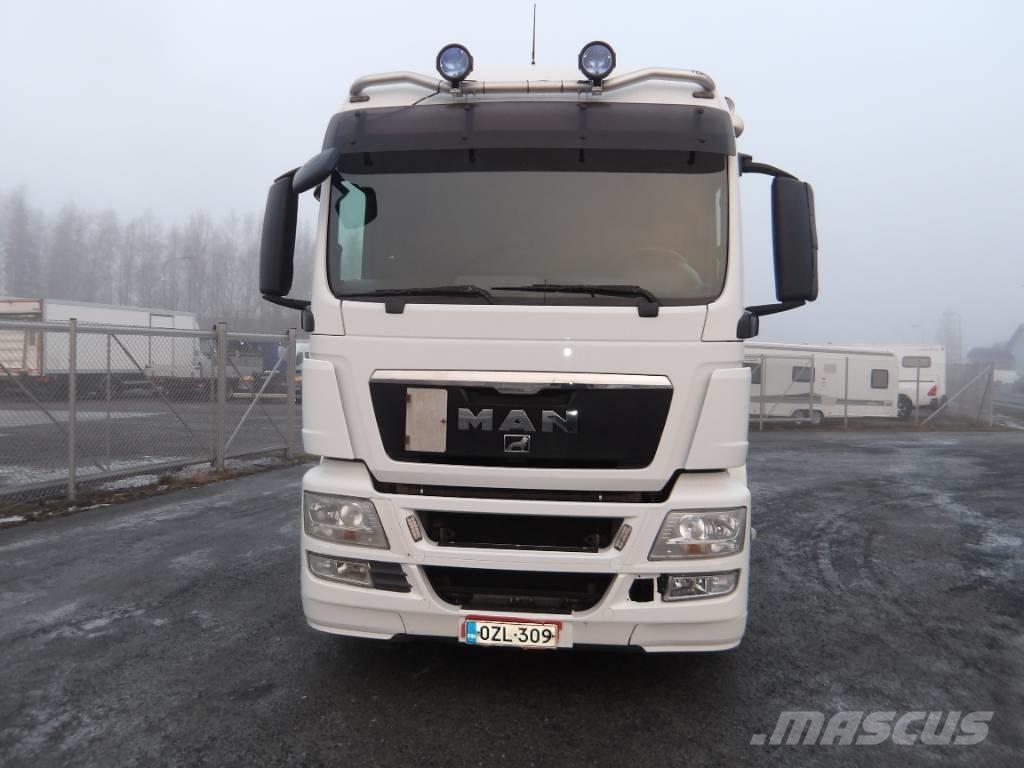 MAN TGS 26.480 6x2 Rol kiper kamioni s kukama za dizanje