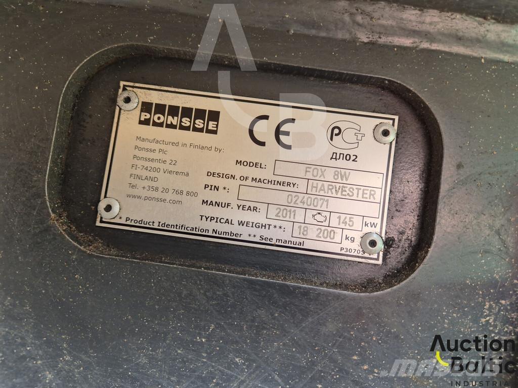 Ponsse Fox 8W Harversteri