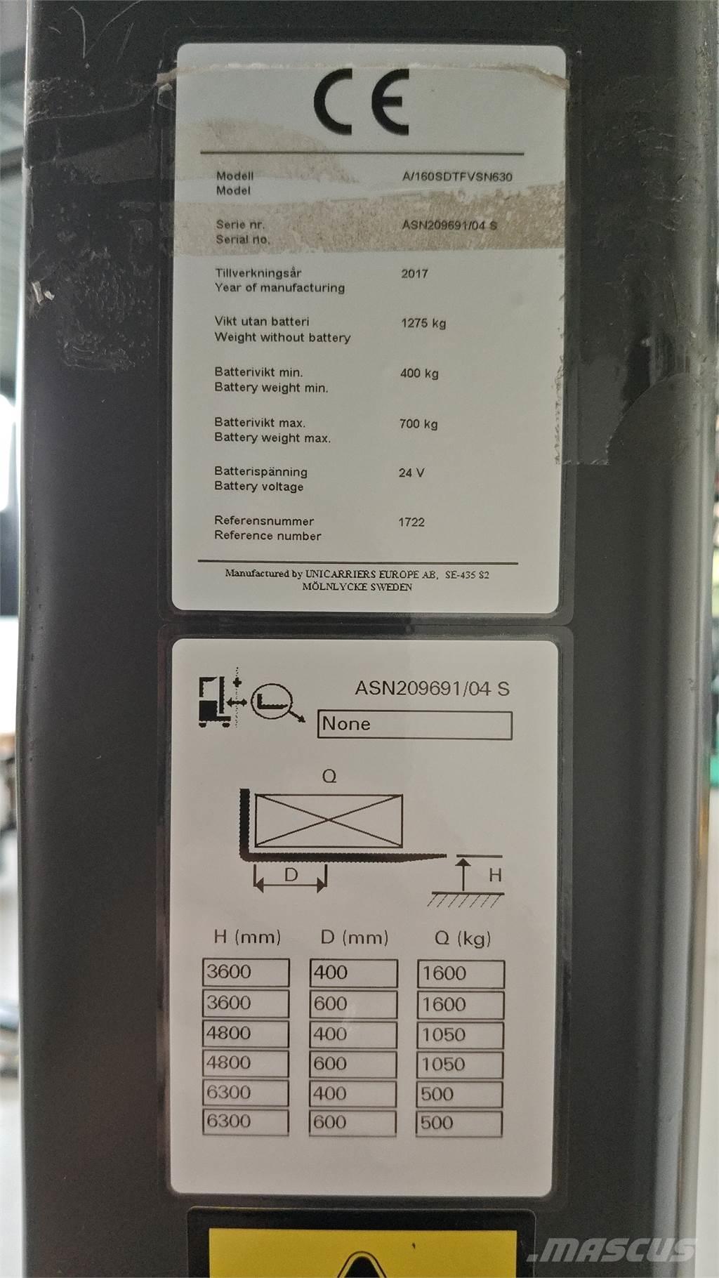Atlet A160 Samopogonski ručni viličari