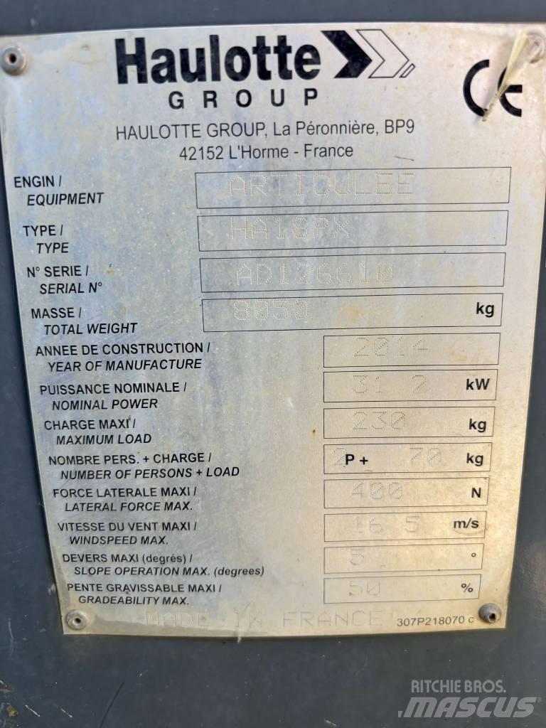 Haulotte HA 18 PX Zglobne podizne platforme