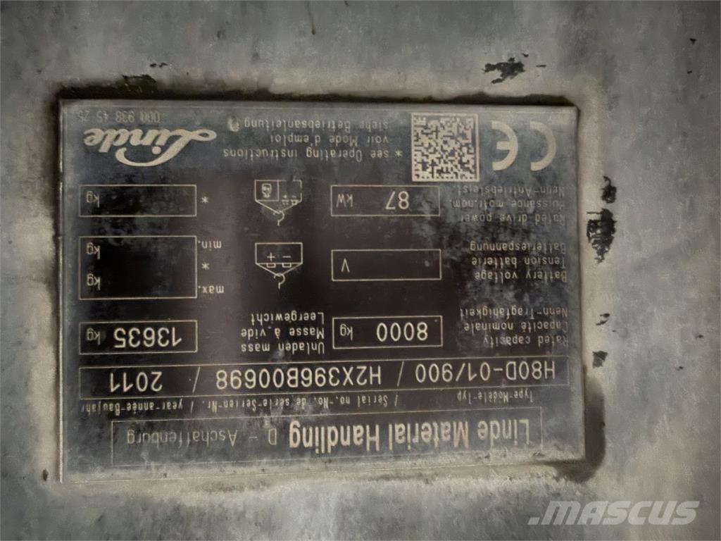Linde H80D-01/900 Dizelski viličari