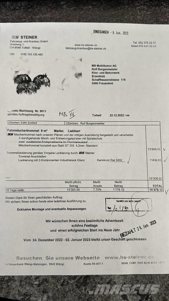 MAN 35.400 Kamioni mikseri za beton