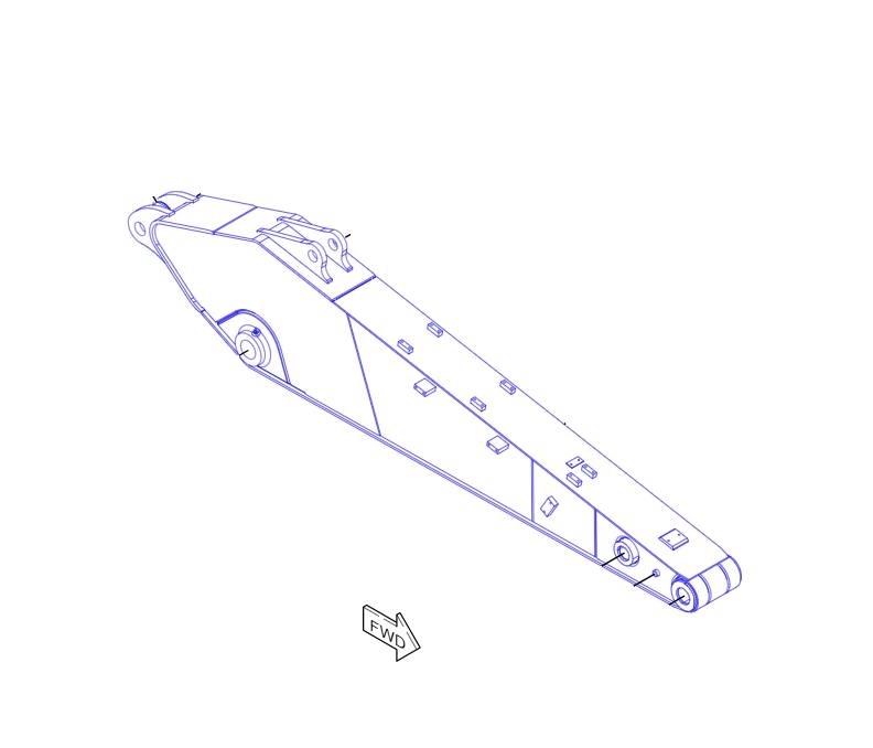 CAT 320 Boom I dipper ruke