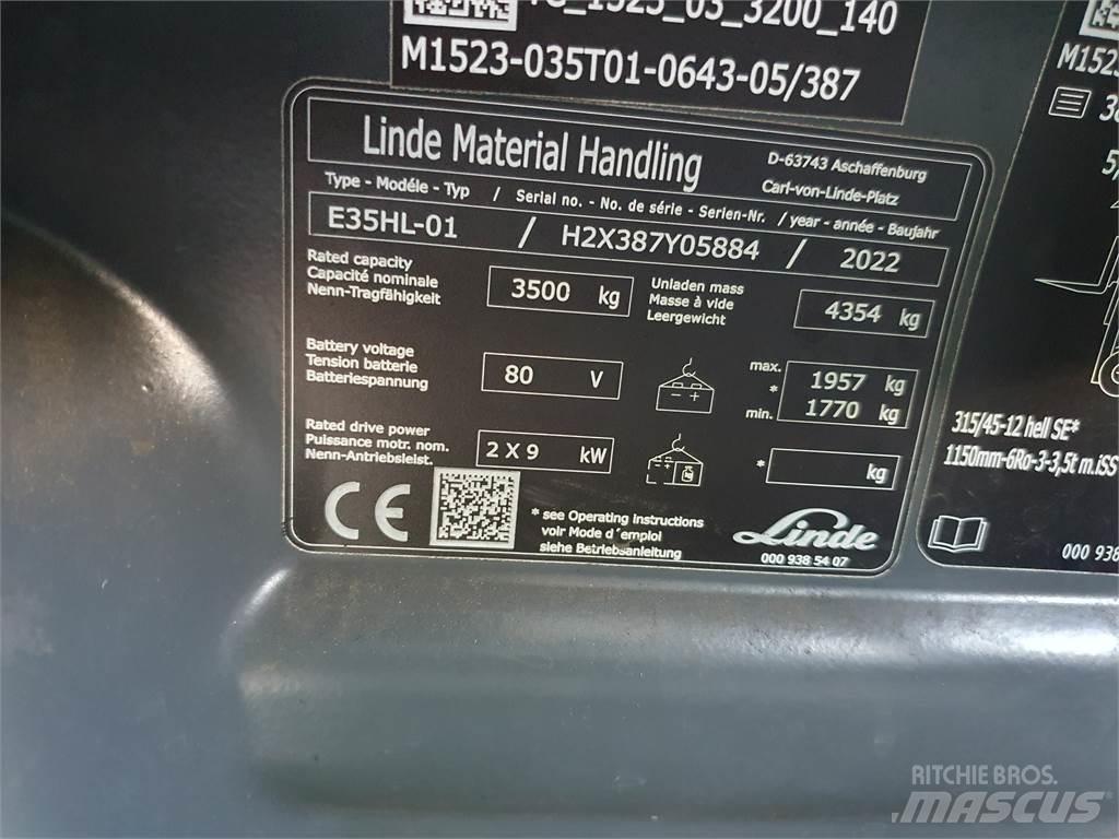 Linde E35HL Električni viličari