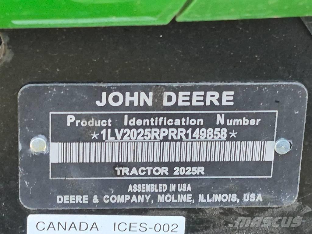John Deere 2025 R Traktori