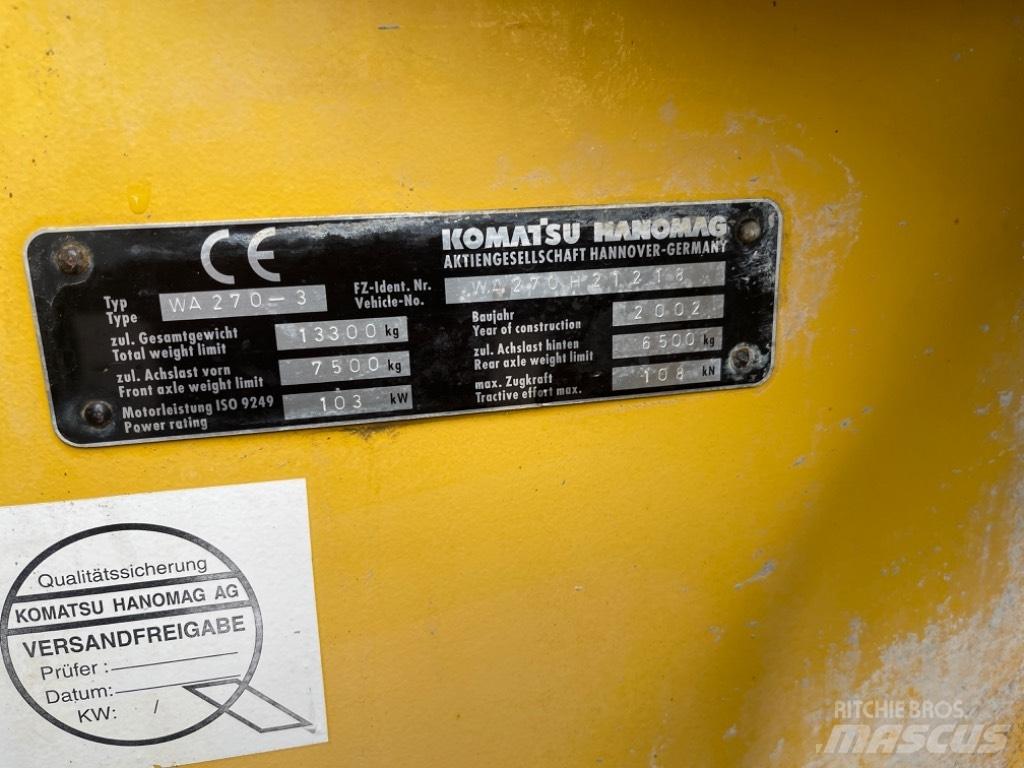 Komatsu WA 270-3 Utovarivači na kotačima