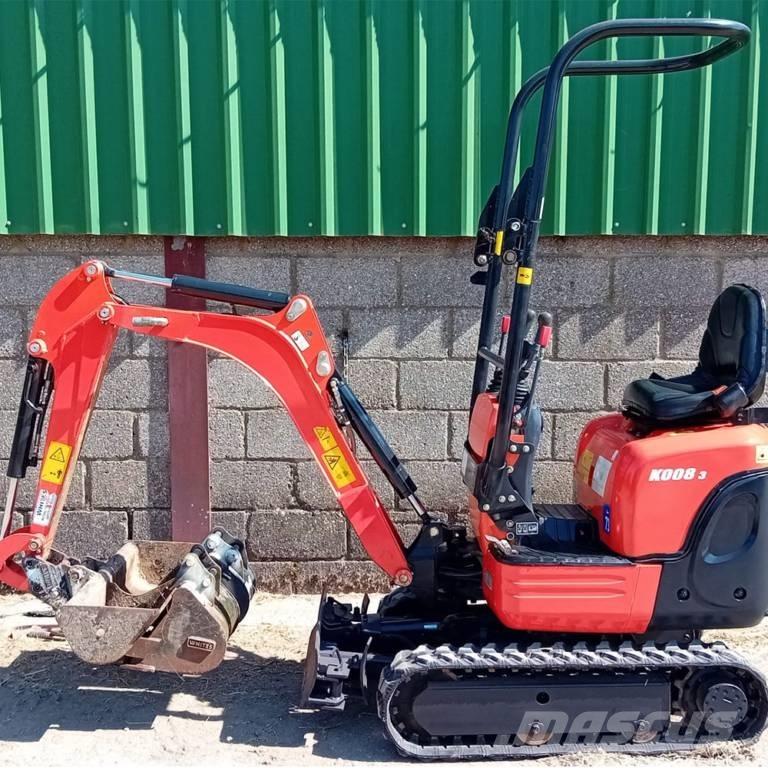 Kubota K 008-3 Mini bageri <7t