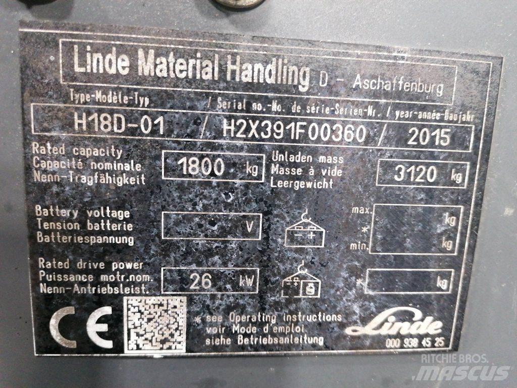 Linde H18D-01 Plinski viličari