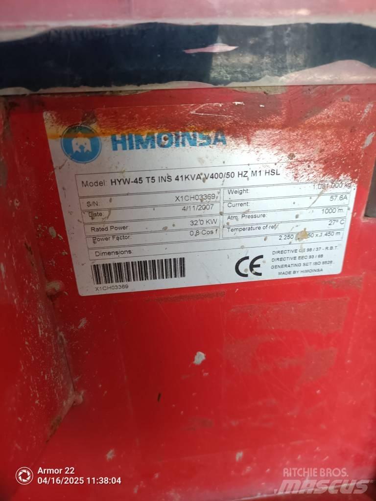 Himoinsa HYW 45 Dizel agregati