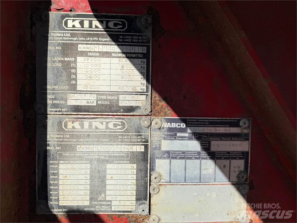 King PPV Lavetti Nisko-utovarne poluprikolice