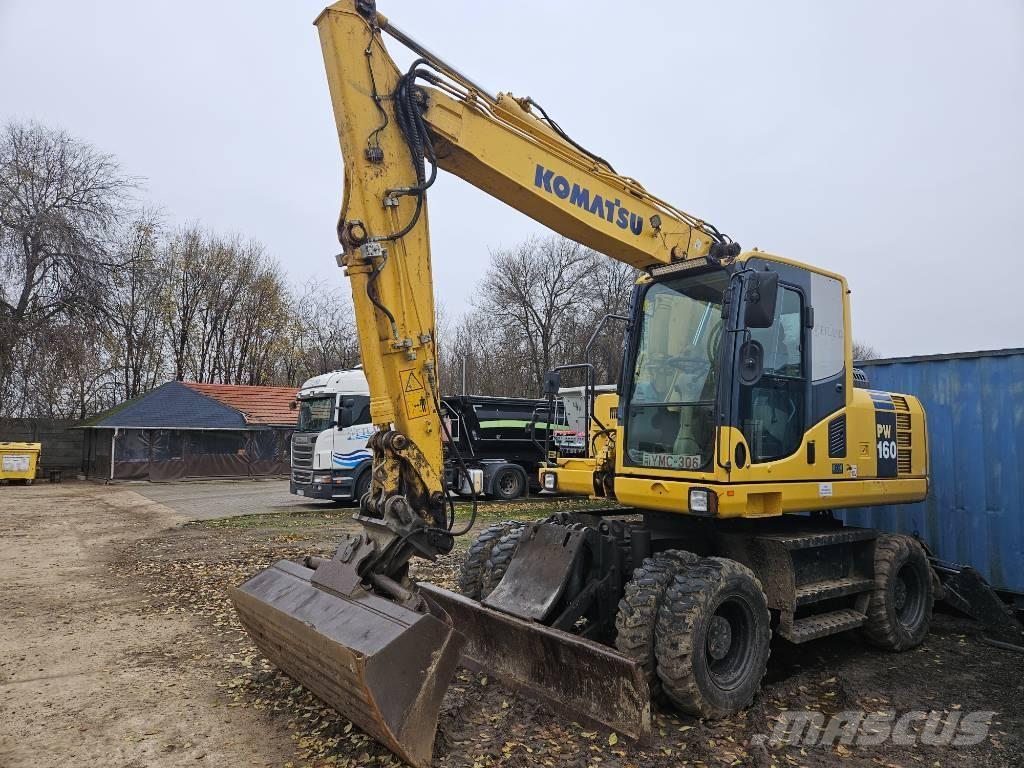 Komatsu PW 160-8 Bageri na kotačima