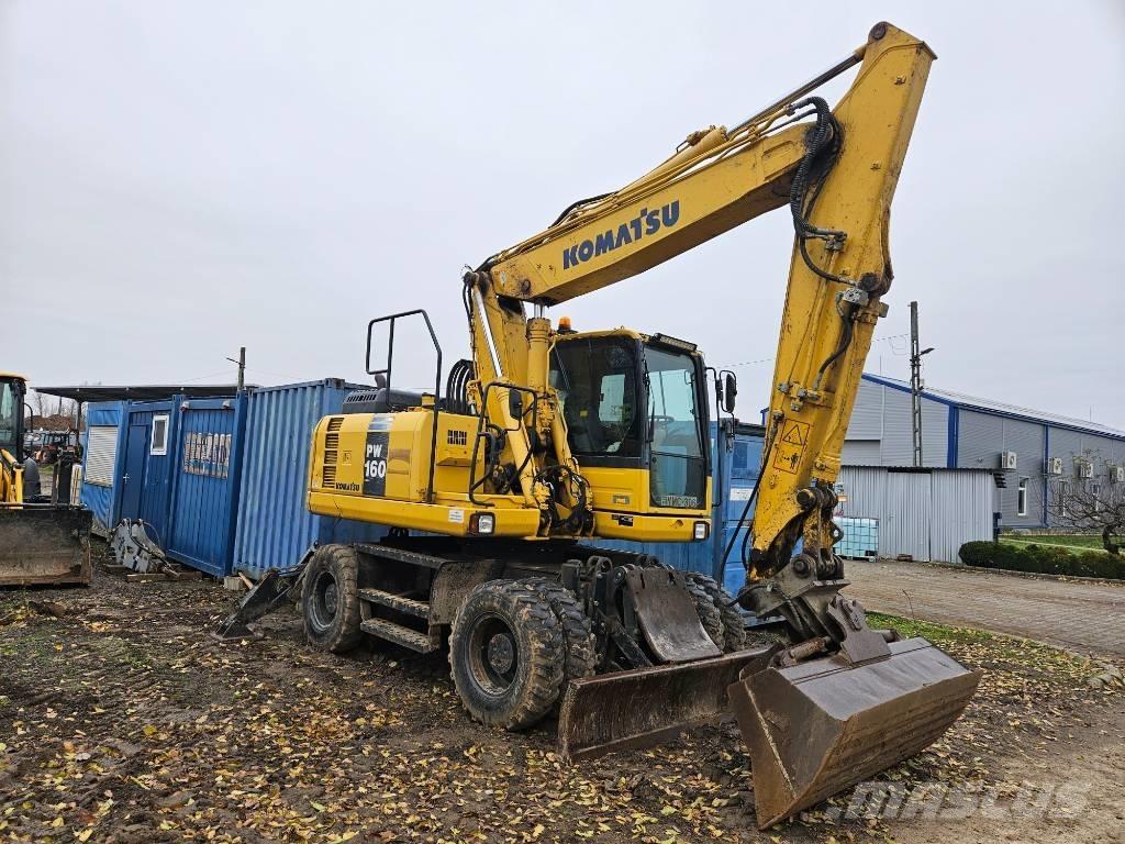Komatsu PW 160-8 Bageri na kotačima