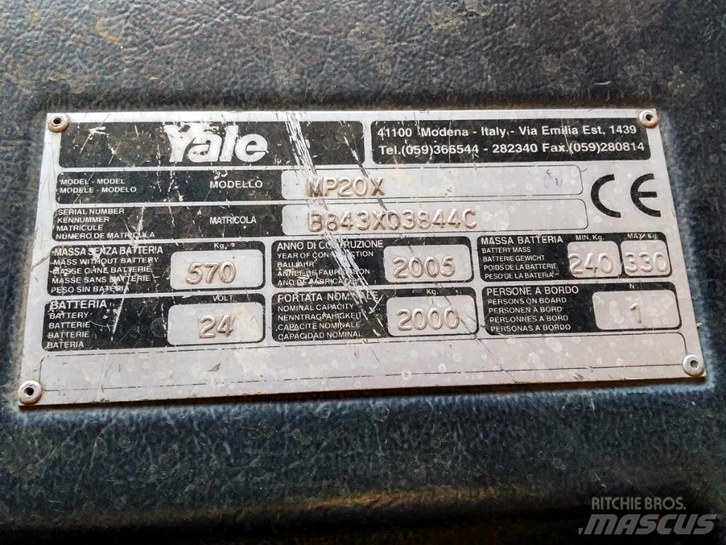 Yale MP20X Nisko podizni električni viličar sa platformu