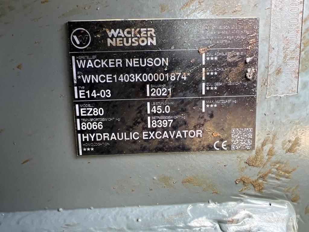 Wacker Neuson EZ80 Bageri gusjeničari