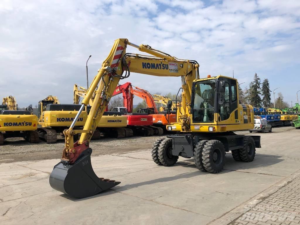 Komatsu PW160-8 Bageri na kotačima