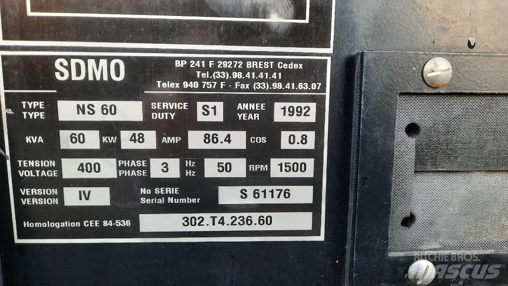 Sdmo NS 60 Dizel agregati