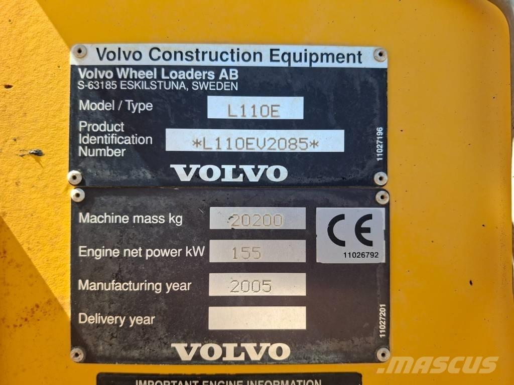 Volvo L 110 E Utovarivači na kotačima