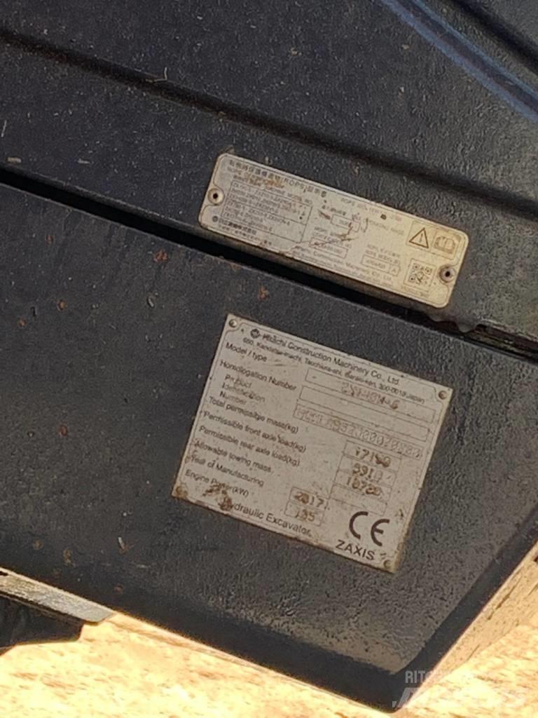 Hitachi ZX 140 W Bageri na kotačima