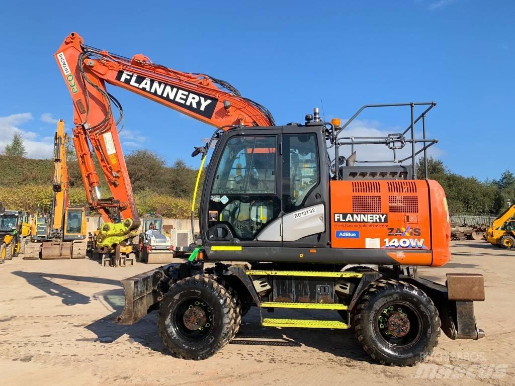 Hitachi ZX 140 W Bageri na kotačima