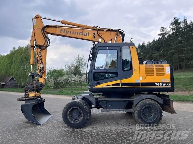 Hyundai Robex 140 W Bageri na kotačima