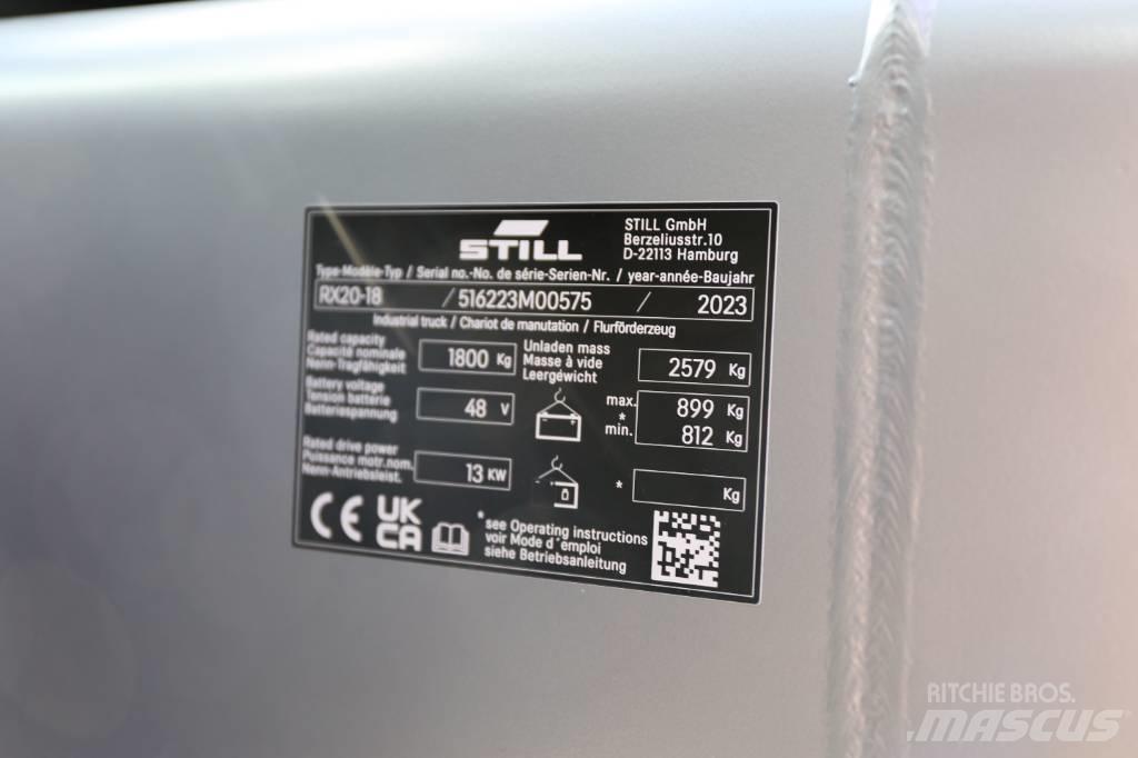 Still RX20-18 Električni viličari
