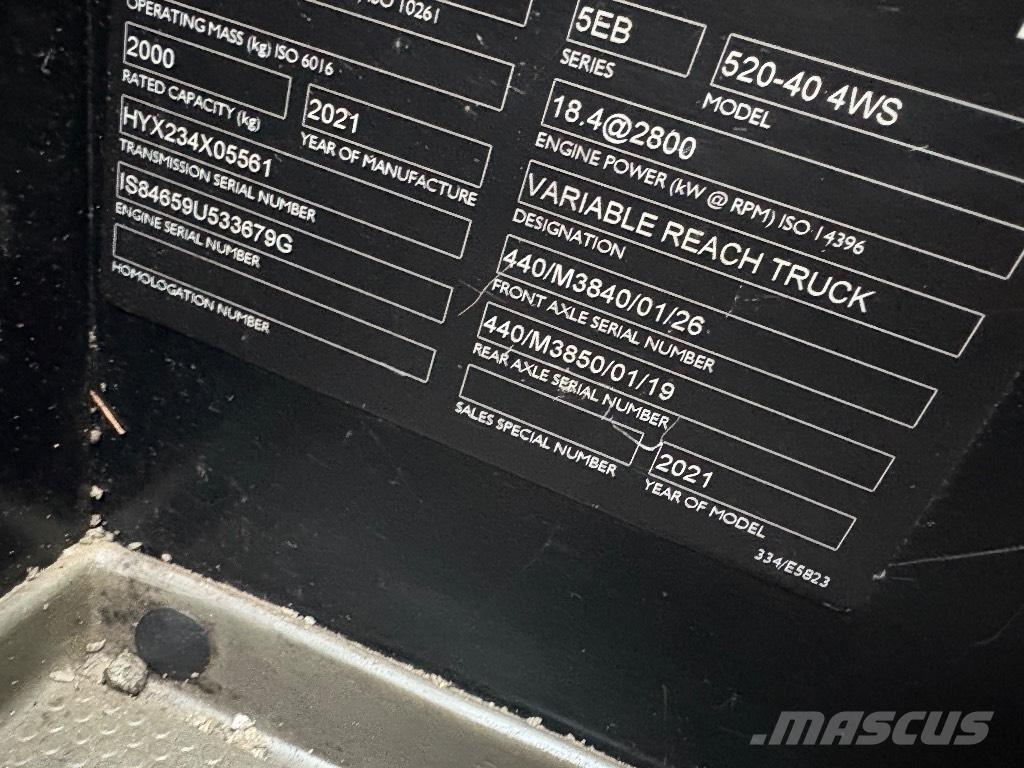 JCB 520-40 Teleskopski viličari