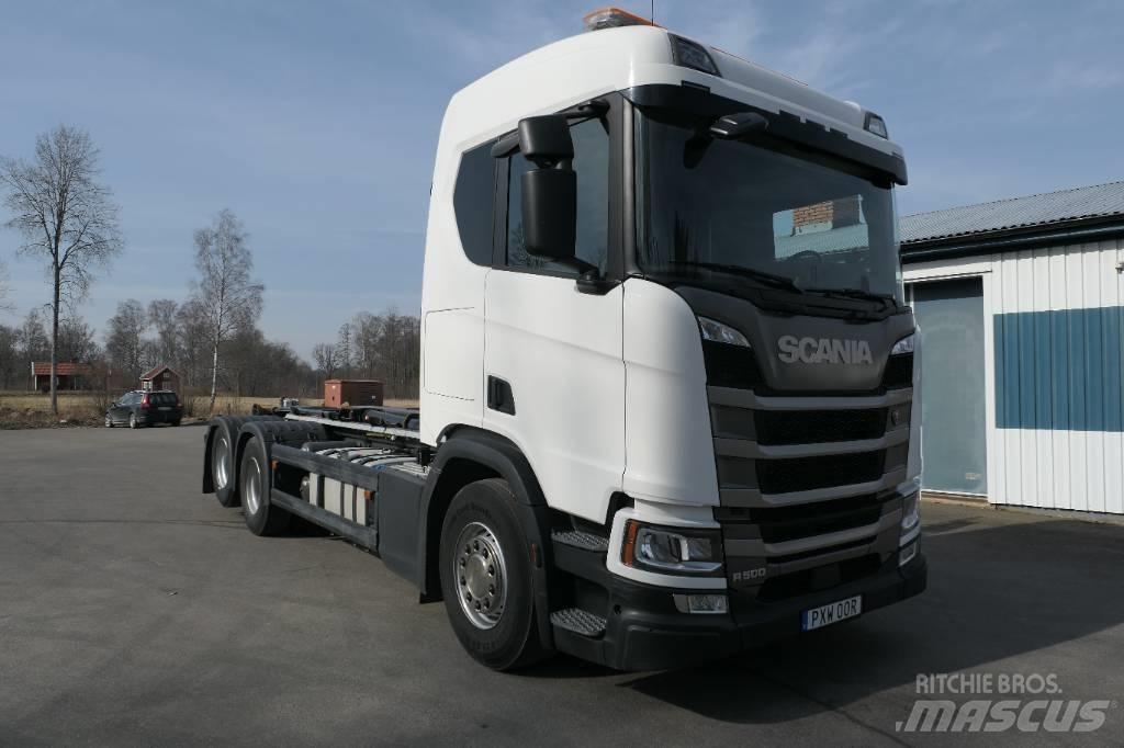 Scania R500 B6x2nb Rol kiper kamioni s kukama za dizanje