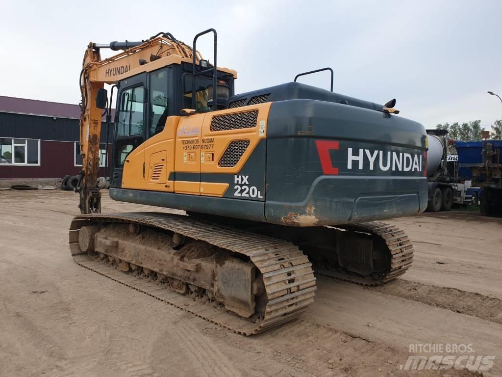 Hyundai HX 220 L Bageri gusjeničari