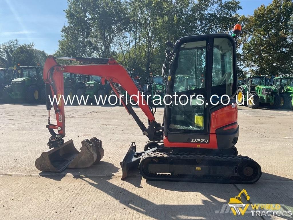 Kubota U 27-4 Mini bageri <7t