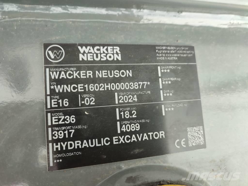Wacker Neuson EZ 36 Mini bageri <7t