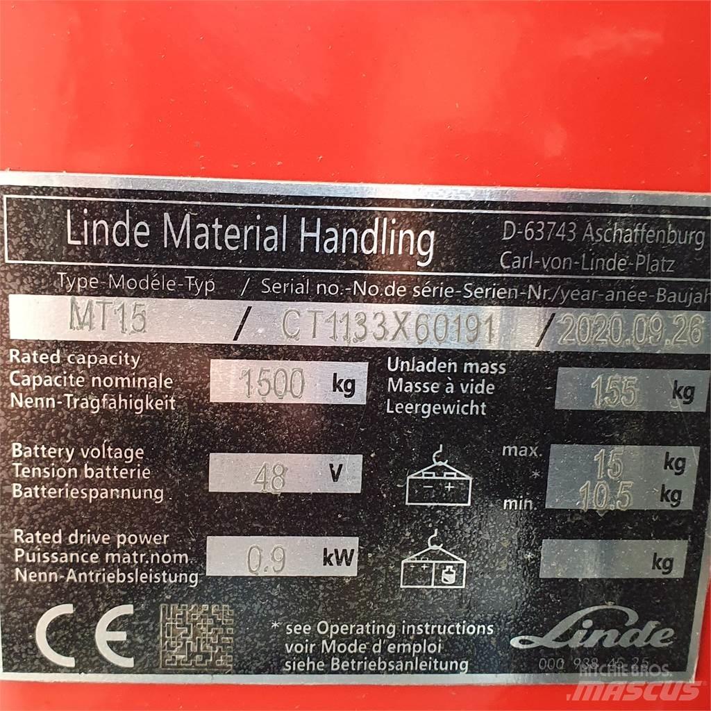 Linde MT15 Nisko podizni električni viličar