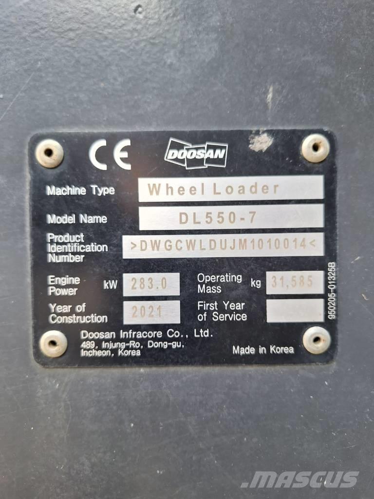 Doosan DL550-7 Utovarivači na kotačima