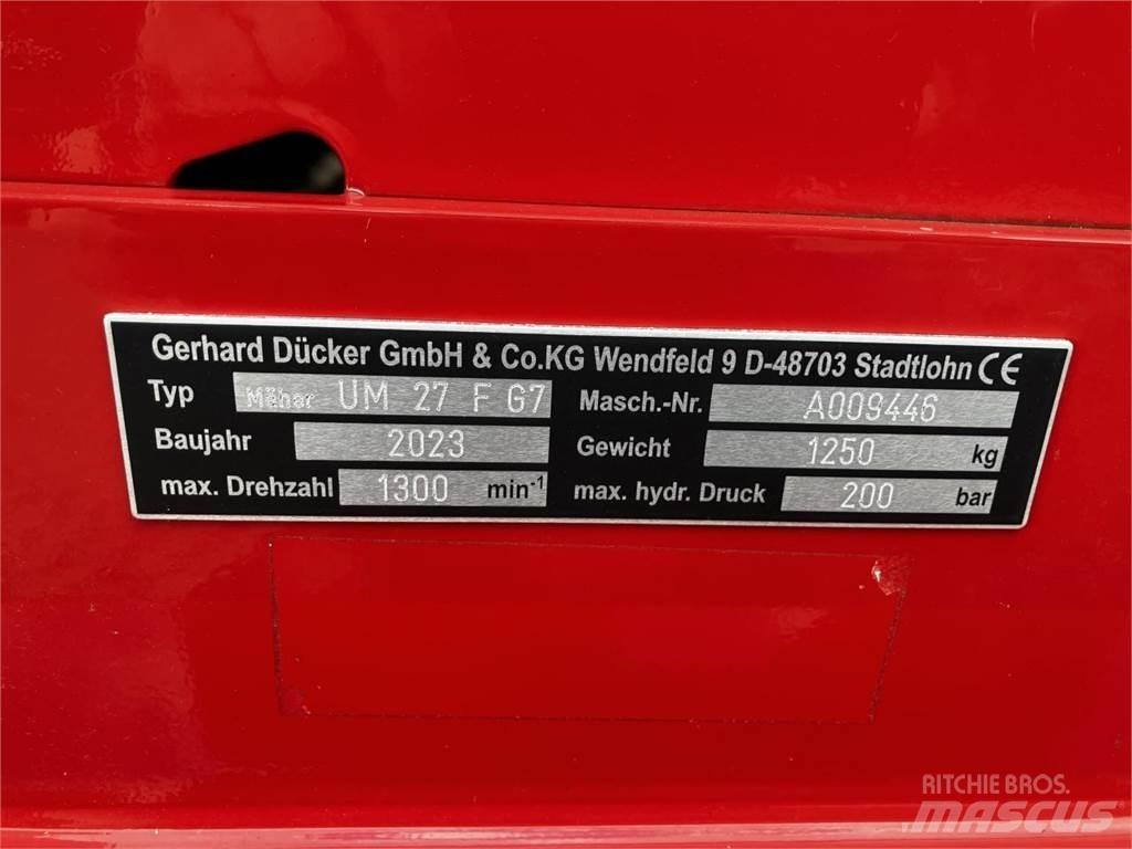 Dücker UM-27 Kosilice za pašnjak