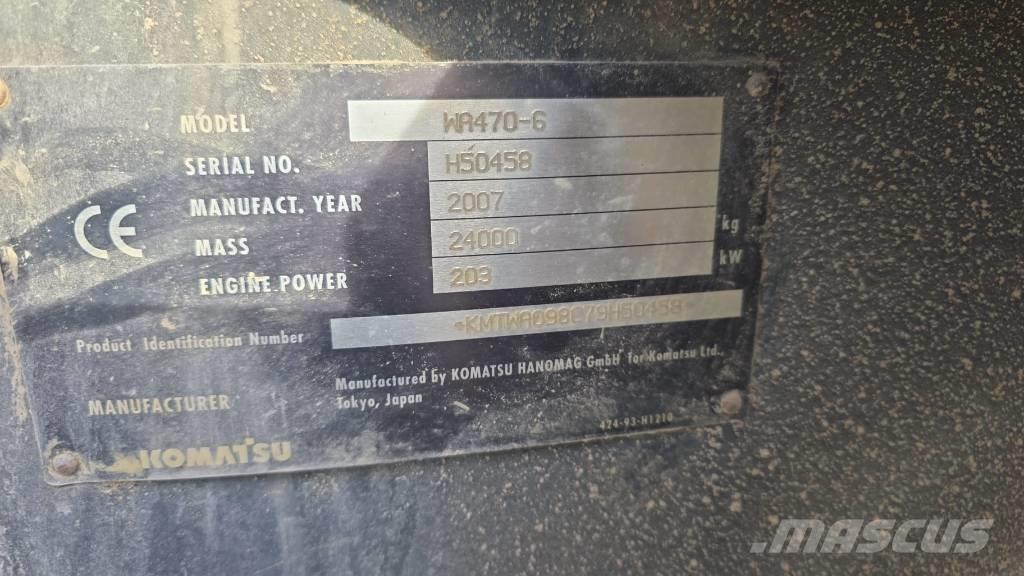 Komatsu WA 470-6 Utovarivači na kotačima