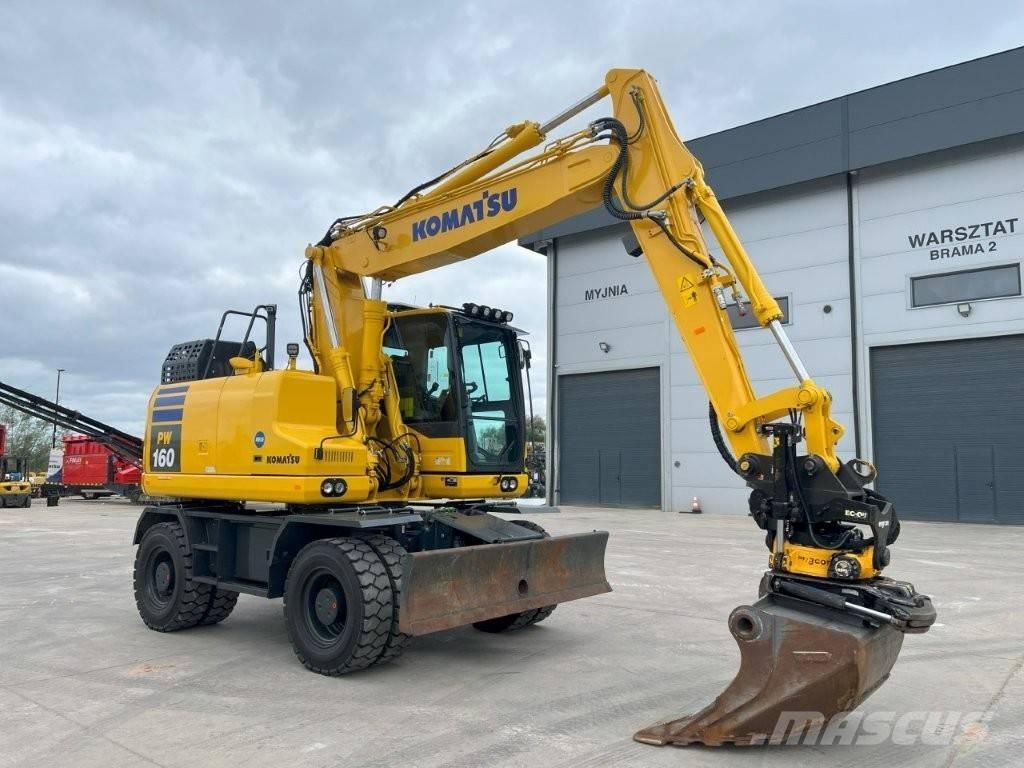 Komatsu PW 160-11 Bageri na kotačima