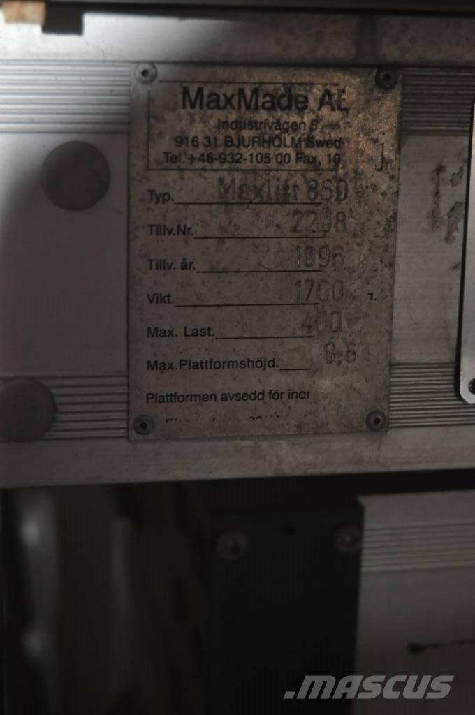  Max Made AB SAXLIFT Rukovanje materijalom – ostalo