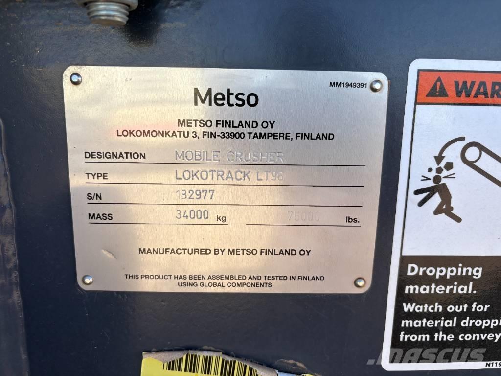 Metso LT 96 Strojevi za separaciju