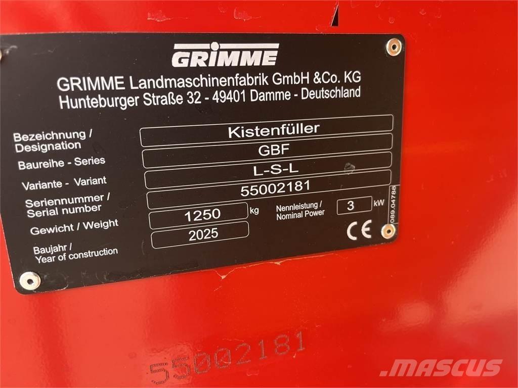 Grimme GBF LSL Punjači sanduka i transportne trake