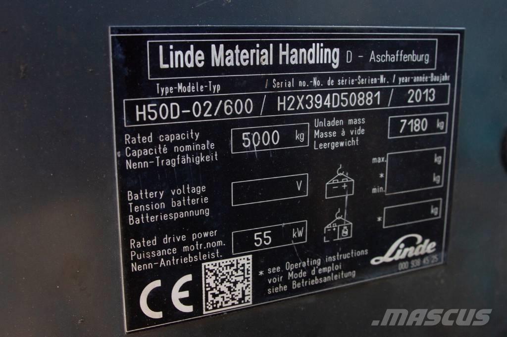 Linde H50D-02/600 Dizelski viličari