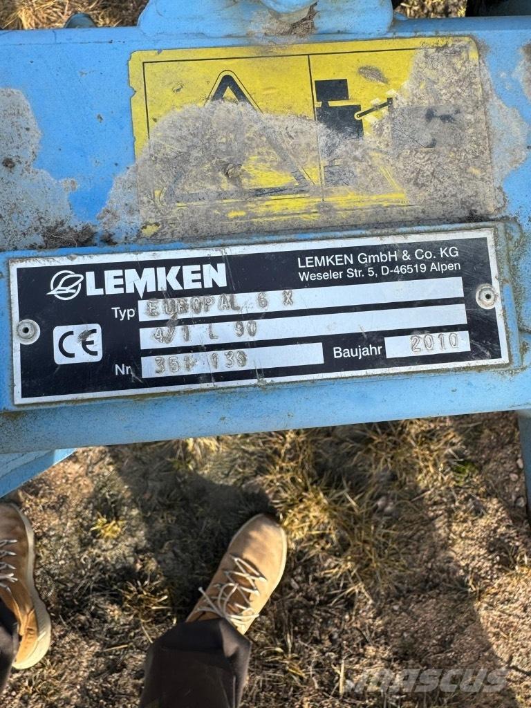 Lemken EurOpal 6 X Plugovi okretači