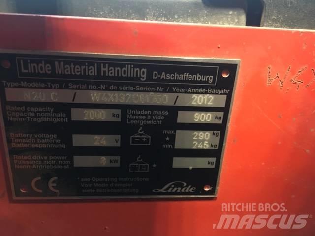 Linde N20C/132 Niskopodizni komisioni viličar