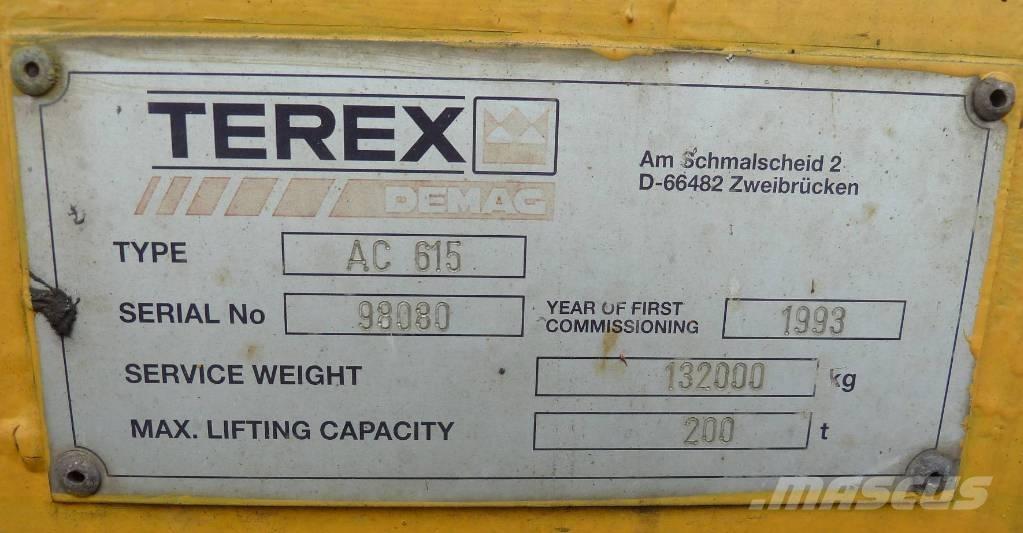 Demag AC 615 Rabljene dizalice za težak teren